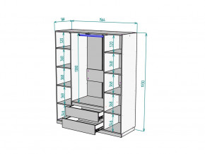 Шкаф Malta light H302 Белый в Нижнем Тагиле - nizhnij-tagil.magazinmebel.ru | фото - изображение 2