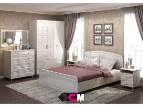 Спальня Виктория МДФ с большим комодом в Нижнем Тагиле - nizhnij-tagil.magazinmebel.ru | фото