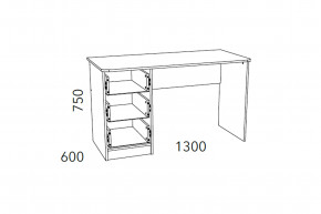 Стол письменный Фанк НМ 011.47-01 М2 в Нижнем Тагиле - nizhnij-tagil.magazinmebel.ru | фото - изображение 3