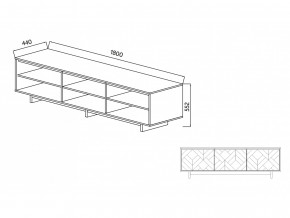 Тумба для ТВА Moderno-1800 Ф2 в Нижнем Тагиле - nizhnij-tagil.magazinmebel.ru | фото - изображение 4