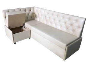 Угловой диван Призма со стяжками белый со спальным местом в Нижнем Тагиле - nizhnij-tagil.magazinmebel.ru | фото - изображение 2