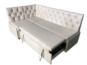 Угловой диван Призма со стяжками белый со спальным местом в Нижнем Тагиле - nizhnij-tagil.magazinmebel.ru | фото - изображение 3